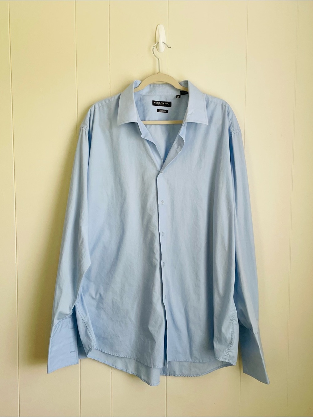 London Fog Pale Blue Men's Dress Shirt